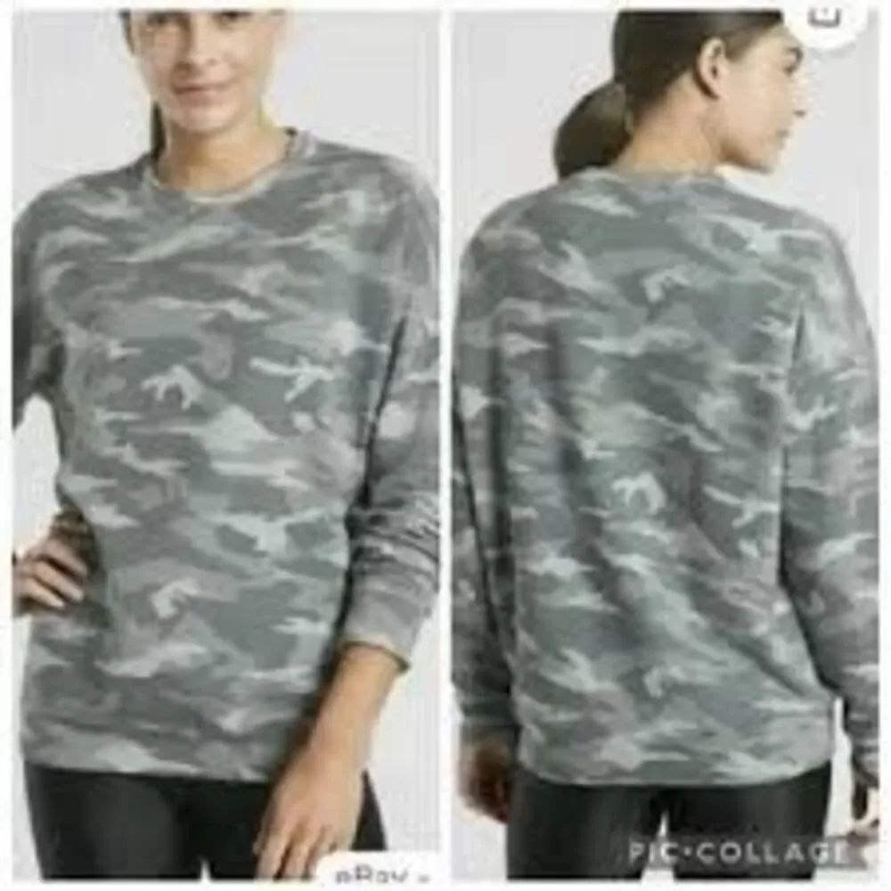 American Eagle Jegging Fit Camo Jersey Sweatshirt Sz M